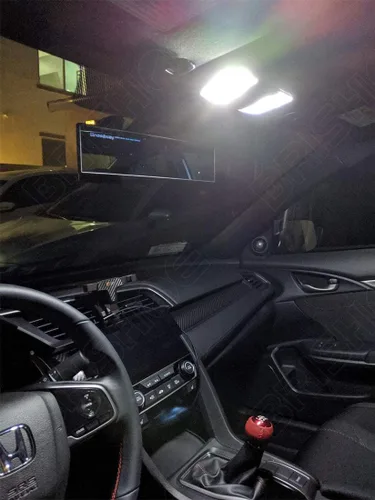 Vista 4 de Kit de luces interiores LED blancas para Honda Odyssey 2011 2012 2013 2014 2015 2016 2017 súper brillantes 6000K bombillas LED interiores paquete +