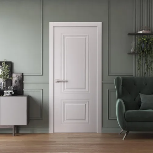 Vista 2 de SARTODOORS Panel de puerta de losa 24 x 84 pulgadas Base 7772 Blanco Puertas de baño dormitorio