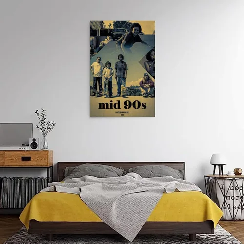 Vista 3 de CLBCIHWFN Póster de mediados de los años 90, película retro de comedia, drama, patinaje, película retro, para habitación, estética y arte de pared
