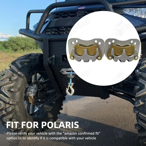 Vista 5 de M MATI Pinzas de freno traseras izquierda derecha para Polaris Ranger 570 700 800 6x6 900 1000 Crew Diesel RZR 4 900 MVRS 700 800 1911762 1911764