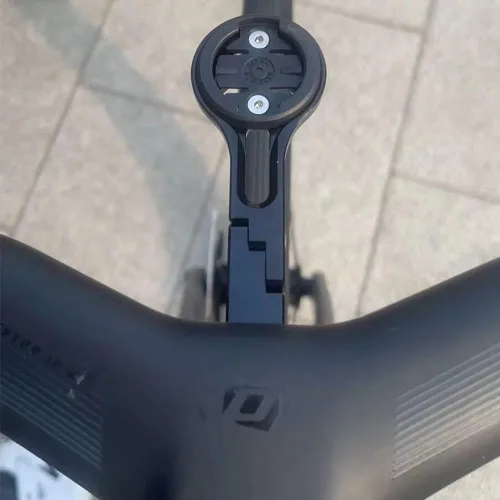 Vista 4 de Manillar de bicicleta delantero para Garmin Edge Wahoo Elemnt Bryton Rider Stages Dash Hammerhead Cams con Scott Foil Addict Syncros Creston IC SL