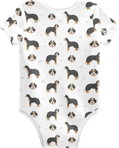 Vista 2 de vvfelixl Trajes de bebé lindos conjuntos de cachorros de manga corta de algodón ropa de bebé para niños niñas 0-24 meses