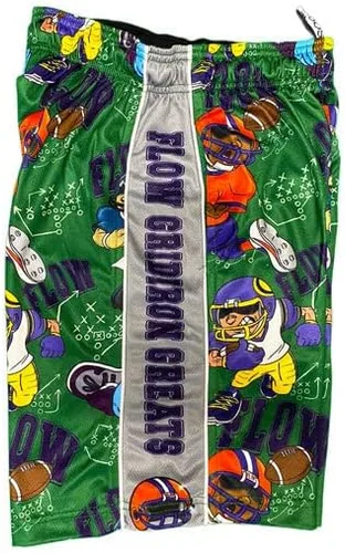 Vista 2 de Flow Society Pantalones cortos deportivos para niños Gridiron Greats