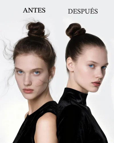 Vista 4 de AnWoor - 4 cepillos de borde para el cabello, barra de cera para el cabello, cepillo de pelo liso para alisar el cabello del bebé, peines de cola