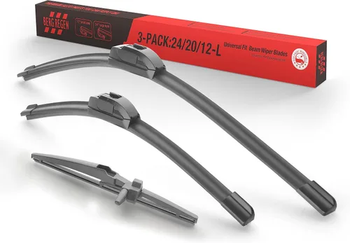Vista 71 de BERG REGEN Escobillas limpiaparabrisas de 15"+15" con escobilla trasera de 13" - Juego de repuesto automotriz para Jeep Wrangler JK 2008 2009 2010