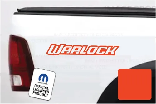 Vista 4 de Adhesivo gráfico Warlock Bedside para Dodge Ram (juego de 2) [rosa bebé] - CSOFTPINK SD3W0