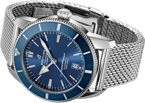 Vista 3 de Breitling Superocean Heritage II automático 1.811in esfera azul reloj hombres AB2020161C1A1