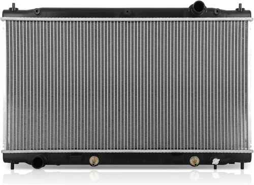 Vista 18 de SCITOO Conjunto de radiador de aluminio refrigerante del motor para 1986-1994 para Nissan D21 2.4L 3.0L 1987 para Nissan para Pathfinder 2.4L