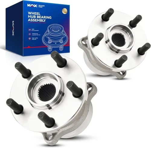 Vista 18 de KAX 510063 Rodamiento de rueda delantera compatible con Toyota Camry 2004-2017, Ford Edge 2007-2014, Toyota Sienna 2004-2010, conjunto de cubo