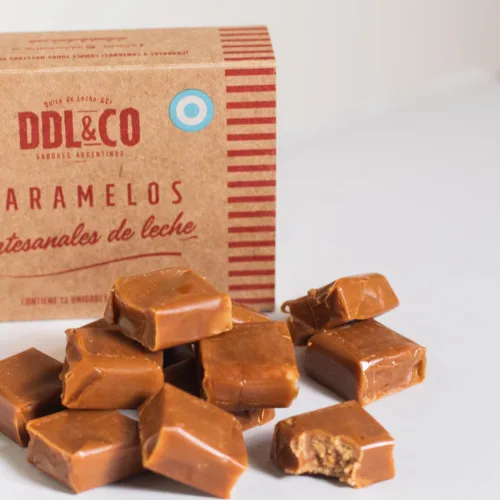 Vista 7 de Dulce de Leche & CO. Dulce de Leche Argentina Premium Caramelos Masticables.- Caramelo Leche Caramelo - DDL&CO 4.23 oz