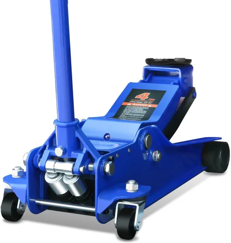 Vista 20 de Auto Dynasty Gato de piso de perfil bajo de 3 toneladas, gato hidráulico de acero resistente para automóvil con bomba de elevación rápida de Negro