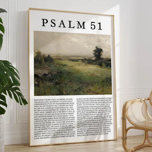 Vista 27 de Arte de pared de acuarela de Jesús, pintura en lienzo cristiano, imágenes de las Escrituras, decoración de pared, póster con versículos bíblicos