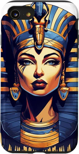 Vista 18 de Cleopatra Egyptian Queen Goddess of Ancient Egypt Mythology Case for iPhone 16