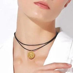 Vista 8 de U7 - Collar de cordón de cuero negro y marrón de 2mm 3mm con cierre de acero inoxidable personalizable, cadena de cuerda de cera tejida