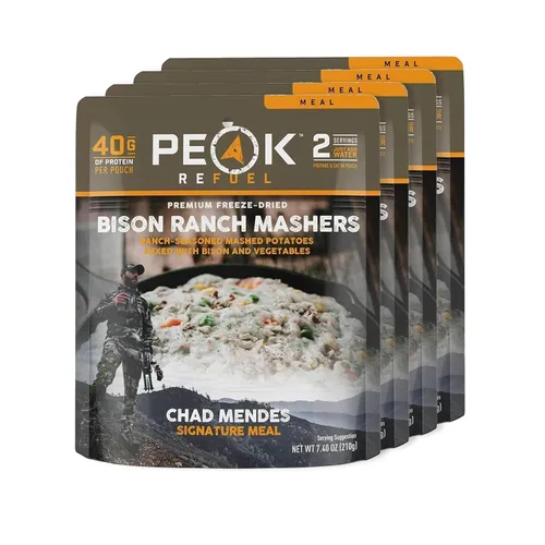 Vista 30 de Peak Refuel Pasta de Carne con Salsa Marinara 49g de Proteína 1040 Calorías Carne 100% Real Comida Premium Deshidratada al Vacío