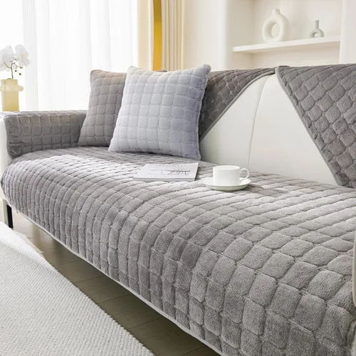 Vista 15 de Fundas para reposabrazos de sofá, fundas de terciopelo mullido para sofá, fundas antideslizantes para sillón, fundas para reposabrazos