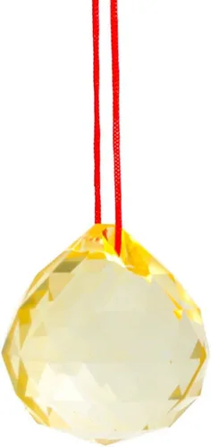 Vista 4 de Pelota de cristal para Feng Shui, estilo clásico, 30 mm, rosa