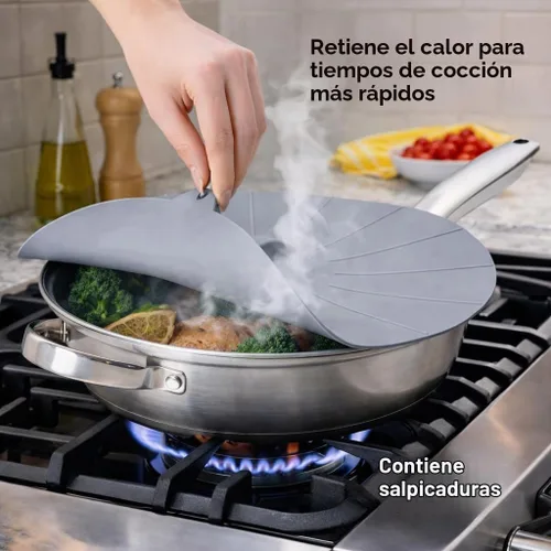 Vista 2 de HIC Kitchen Tapas de cocina y almacenamiento, silicona de alta temperatura, juego de 3