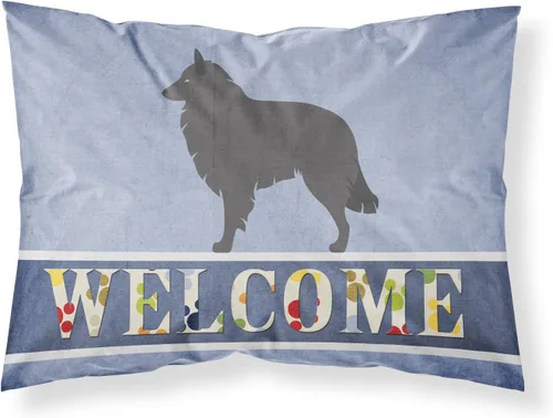 Vista 158 de Caroline's Treasures BB8334PILLOWCASE AIDI Atlas Mountain Dog - Funda de almohada estándar, color azul, ligera, súper suave, de fácil cuidado