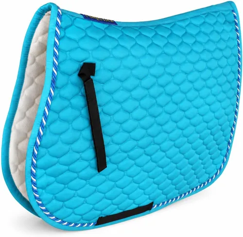 Vista 9 de Horse English Quilted Contoured All-Purpose Trail Saddle Pad 7296