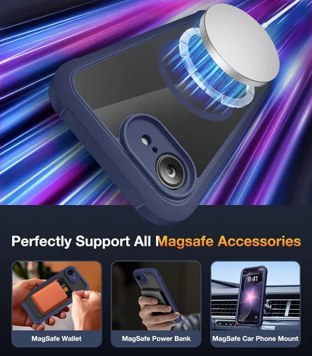 Vista 283 de DIACLARA - Funda transparente compatible con iPhone XR 6.1 pulgadas 2018