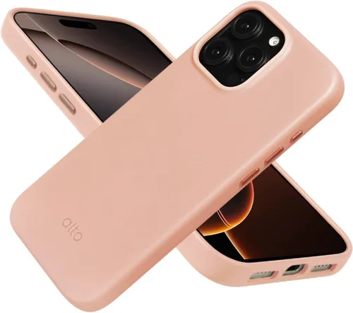 Vista 24 de alto Funda para teléfono compatible con iPhone 15 2023 y MagSafe, funda magnética de cuero italiano, funda protectora contra caídas de la serie Clop