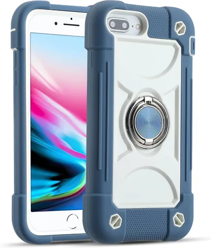 Vista 15 de MARKILL Compatible con iPhone Se3/iPhone Se2, Funda para iPhone 6/6S, Funda para iPhone 7/iPhone 8 de 4.7 Pulgadas con Soporte Anular, Funda
