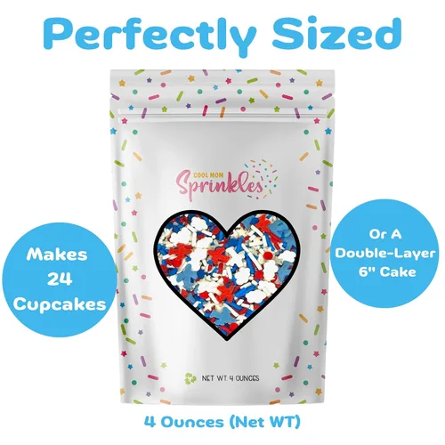 Vista 5 de COOL MOM SPRINKLES Chispitas de Avión (4 oz.) – Chispitas de Cumpleaños de Piloto de Aviación para Decorar Pasteles, Cupcakes, Galletas y Postres