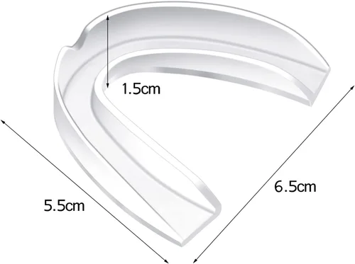 Vista 2 de Nuanchu Paquete de 30 protectores bucales deportivos, moldeables, atléticos, protectores bucales para adultos, hockey, fútbol, baloncesto, lacrosse