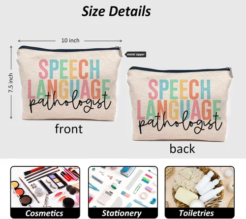 Vista 6 de IWXYI Bolsa de maquillaje para lenguaje del habla, Lenguaje del habla3