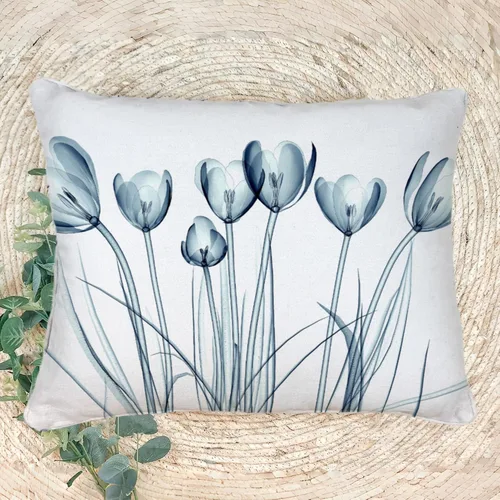 Vista 12 de Funda de almohada minimalista moderna con textura con estampado floral creativo, funda de cojín cuadrada impresa digital para sofá de sala de estar