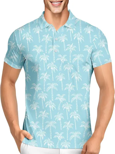 Vista 37 de PAGYMO Camisetas de golf divertidas para hombre, diseño de impresión loca Aop-polo-06361