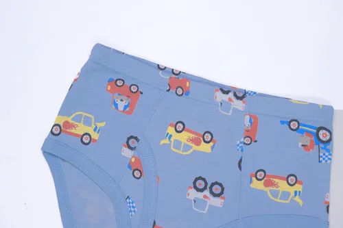 Vista 3 de Sladatona - Ropa interior con diseño de dinosaurio y tiburón para niños pequeños