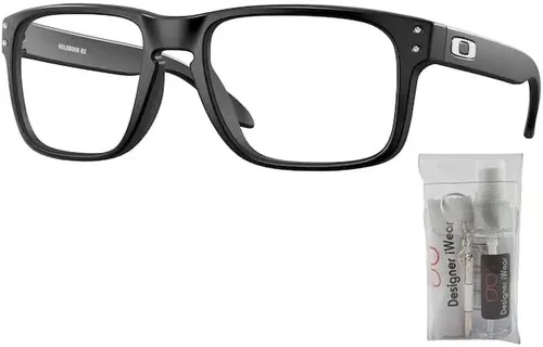 Vista 2 de Oakley Holbrook - Lentes cuadrados OX8156 para hombre + paquete con kit de gafas de diseñador iWear