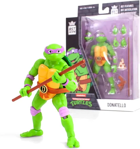 Vista 7 de Loyal Subjects - Figura de acción de Raphael 5 de las Tortugas Ninja Mutantes Adolescentes de BST AXN (red)