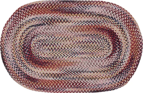 Vista 66 de Better Trends Alfombra trenzada degradada, ovalada, reversible y duradera, 100% algodón suave, ideal para cocina, sala de estar, dormitorio, tapete