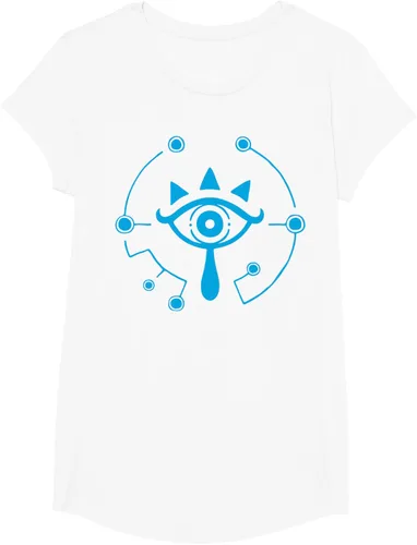 Vista 19 de Zelda Breath of The Wild Sheikah Eye Logo Camiseta Negro