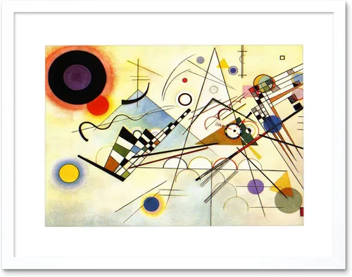 Vista 7 de KANDINSKY COMPOSICIÓN VIII ESTAMPADO ARTE MARCO F12X8532