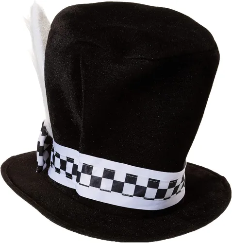Vista 2 de Jacobson Hat Company Sombrero con orejas de conejito de terciopelo negro para hombre adulto