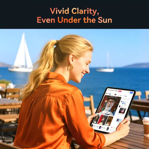 Vista 16 de 13.4 pulgadas Las mejores tabletas Android 15 de 2025 con teclado y lápiz, pantalla grande de 13+ pulgadas Tablet PC 2 en 1 con estuche, lápiz