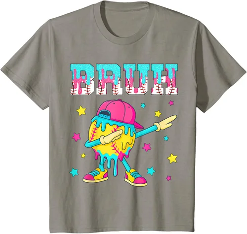 Vista 28 de Baseball Life Style 101 Apparel Youth Drip Baseball Boys Kid Camiseta