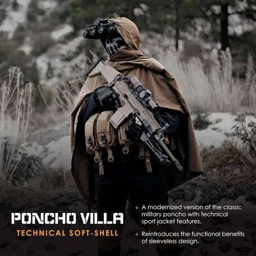 Vista 2 de HAZARD 4 PonchoVilla Classic - Poncho técnico softshell original