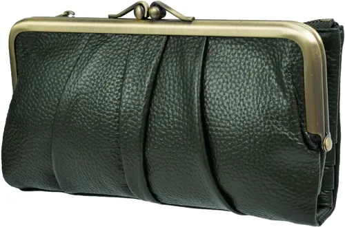Vista 9 de EASTNIGHTS Carteras con bloqueo RFID para mujer, cartera de embrague de cuero, tarjetero plegable para tarjetas de crédito, monedero para mujer