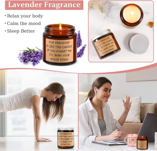 Vista 4 de YENCHORN Regalos de cumpleaños para mejores amigas, regalos de amistad para mujeres, regalo divertido para mejor amiga, regalo para mujer, mejor