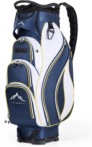 Vista 10 de UNIHIMAL Bolsa de carrito de golf con divisor de 14 vías, amplio espacio de almacenamiento, bolsa de golf para hombre con asas y soporte