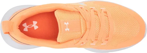 Vista 5 de Under Armour Tenis esenciales para mujer, Onyx White Onyx White Metallic Gold Luster 102
