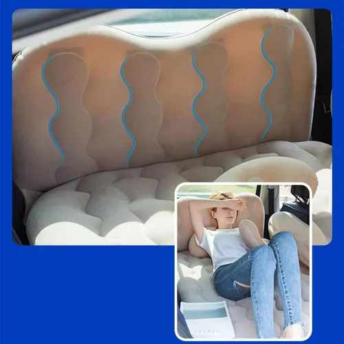 Vista 6 de Colchón de aire para cama de camión, colchón de aire para automóvil, cama inflable, soporte de almacenamiento de almohada, bolsa de almacenamiento