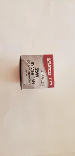 Vista 5 de Satco, S1979, foco de luz T4 DC Bayonet de 35 w y 120 v, claro., S1979, 35watts, 120 volts