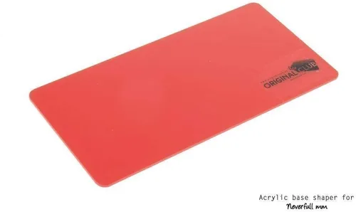 Vista 6 de Base de acrílico Shaper con medio color rojo transparente para bolsos de diseñador (envío expreso)