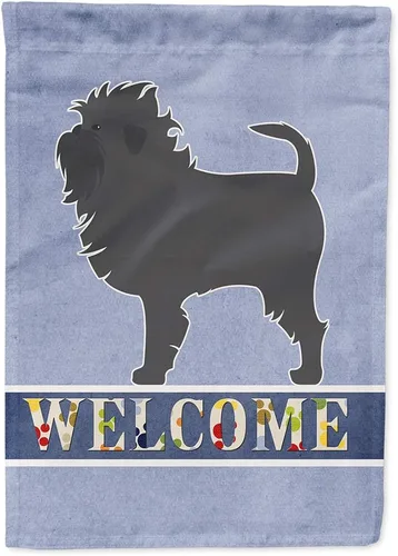 Vista 113 de Caroline's Treasures BB5552GF Affenpinscher Bandera de bienvenida para jardín, bandera decorativa para patio exterior, patio, parterres